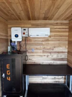 Oficina con contenedor de envío de 20 pies, alimentada con energía solar y fuera de la red eléctrica - Imagen 5