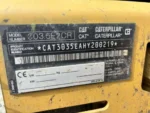 Mini CATERPILLAR 303.5E CR de cuero – ocasión - Imagen 2