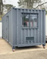 Contenedor básico habitable, base de obra, oficinas de obra y almacenamiento - Imagen 2