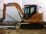 Miniexcavadora Case CX80C – usada