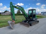 Miniexcavadora BOBCAT E55 usada de 5,7 T (2012), con mantenimiento y 3 cucharones. - Imagen 2