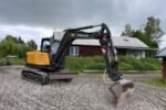 Miniexcavadora Volvo EC55C usada (2009) – 4,91 T – Motor Yanmar de 37 kW