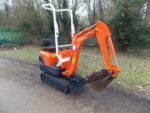 Miniexcavadora Kubota K008-3 Micro (2013) de 0,8 T usada con motor nuevo (2694 horas) - Imagen 5