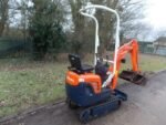 Miniexcavadora Kubota K008-3 Micro (2013) de 0,8 T usada con motor nuevo (2694 horas) - Imagen 7