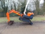 Miniexcavadora Kubota K008-3 Micro (2013) de 0,8 T usada con motor nuevo (2694 horas) - Imagen 11