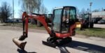 Miniexcavadora Kubota KX015-4 (2015) de 1,5 T usada, revisada, con 3 cucharones, 3880 horas