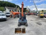 Miniexcavadora Hitachi ZX 17U-2 usada (2013) de 1,8 toneladas con motor Yanmar y 3 cucharones
