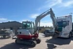 Miniexcavadora Takeuchi TB250-2 usada, 5,1 T, año 2020, 1174 horas, motor Yanmar de 29,1 kW