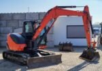Kubota KX080-4A2 2020 – Miniexcavadora de 8 toneladas con 2955 horas de uso, cuchara de 0,25 m³ y motor de 46,5 kW