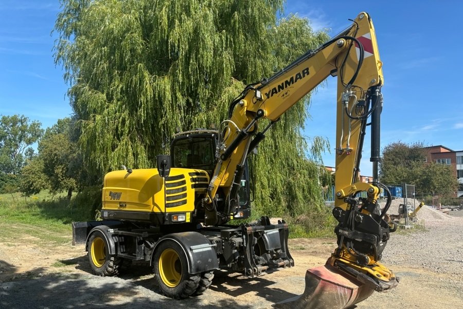 Yanmar-B95W-2018-004 Excavadora de ruedas Yanmar B95W 2018 – 9,5 T – 6380 h – Rendimiento compacto - Imagen 1