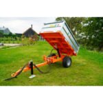 Remolque basculante Boxer HT12 hidráulico, 150×90 cm, laterales plegables - Imagen 4