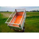 Remolque basculante Boxer HT12 hidráulico, 150×90 cm, laterales plegables - Imagen 8