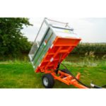 Remolque basculante Boxer HT12 hidráulico, 150×90 cm, laterales plegables - Imagen 13