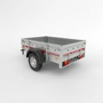 Remolque Temared PRO BRAKE 2012 – 1.3T – Con freno, 1073 kg de carga útil - Imagen 2