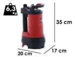Bomba sumergible para depósito Einhell GE-PP 5555 RB-A • Cuerpo de plástico • 5500 l/h