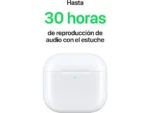 Apple AirPods 4 con Cancelación Activa de Ruido (2024 4ª gen), Inalámbricos, Bluetooth®, Estuche de carga USB-C con altavoz, Chip H2, Siri, Blanco - Imagen 2