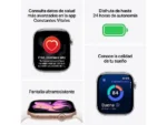 Apple Watch Series 11 (2025), GPS, 42 mm, Caja de aluminio Negro Azabache, Correa deportiva Negra, S/M, Calidad del sueño, 24h Autonomía - Imagen 2