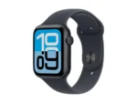 Apple Watch SE 3 (2025), GPS+CEL, 40 mm, Caja de aluminio Medianoche, Correa deportiva Medianoche, S/M, Calidad del sueño, Medición temperatura