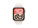 Apple Watch SE 3 (2025), GPS+CEL, 40 mm, Caja de aluminio Blanco estrella, Correa deportiva Blanco estrella, S/M, Calidad sueño, Medición temperatura - Imagen 2