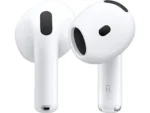 Apple AirPods 4 con Cancelación Activa de Ruido (2024 4ª gen), Inalámbricos, Bluetooth®, Estuche de carga USB-C con altavoz, Chip H2, Siri, Blanco