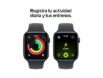 Apple Watch SE 3 (2025), GPS+CEL, 40 mm, Caja de aluminio Medianoche, Correa deportiva Medianoche, S/M, Calidad del sueño, Medición temperatura - Imagen 4