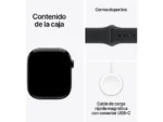 Apple Watch Series 11 (2025), GPS, 42 mm, Caja de aluminio Negro Azabache, Correa deportiva Negra, S/M, Calidad del sueño, 24h Autonomía - Imagen 5
