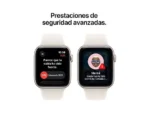Apple Watch SE 3 (2025), GPS+CEL, 40 mm, Caja de aluminio Blanco estrella, Correa deportiva Blanco estrella, S/M, Calidad sueño, Medición temperatura - Imagen 5