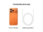 Apple iPhone 17 Pro Max, Naranja cósmico, 256 GB, 5G, 6.9" OLED Super Retina XDR, Chip A19 Pro, iOS - Imagen 4