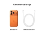 Apple iPhone 17 Pro, Naranja cósmico, 256 GB, 5G, 6.3" OLED Super Retina XDR, Chip A19 Pro, iOS - Imagen 4