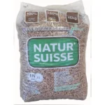 Pellets naturales suizos EN+A1 DIN+ 100 % madera blanda - palé de 90 sacos de 15 kg